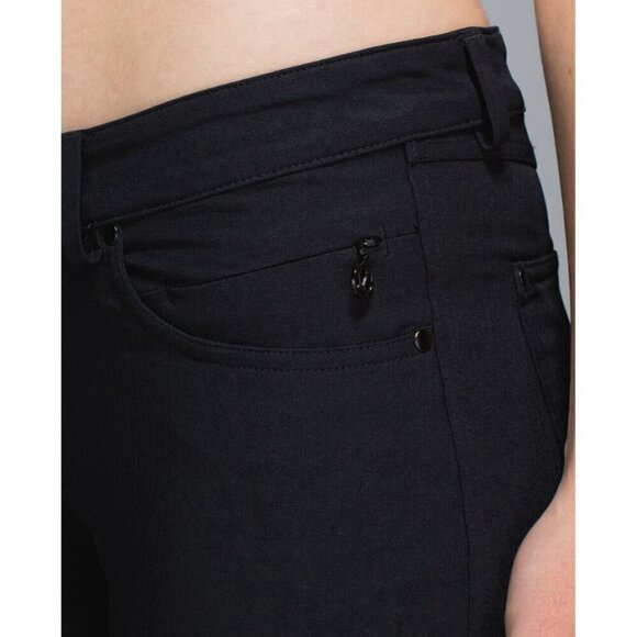 Lululemon Womens Everyday Pant Sz 4 Black Skinny Athleisure Reflective Ascent - Picture 4 of 12